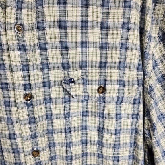 Carhartt Short Sleeve Plaid Button Down Shirt Mens XL Relax Fit - Picture 5 of 9